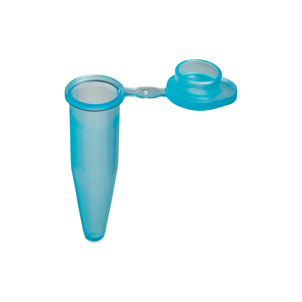 356091_1.5 mL Polypropylene Tube with Snap-On Cap, Blue,  9.5 x 38mm - 500Pk