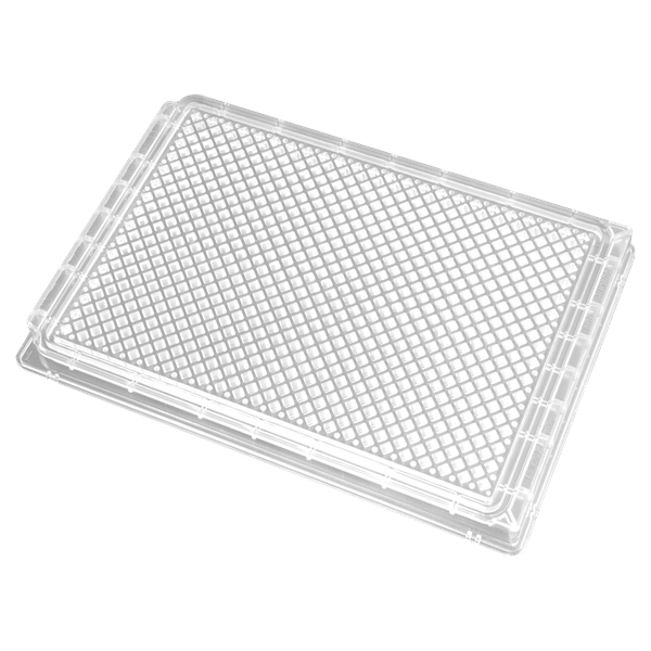 001-16128_Echo(R)  Qualified 384-well Cyclic Olefin Copolymer (COC) Source Microplate, Low Dead Volume, Clear, Sterile